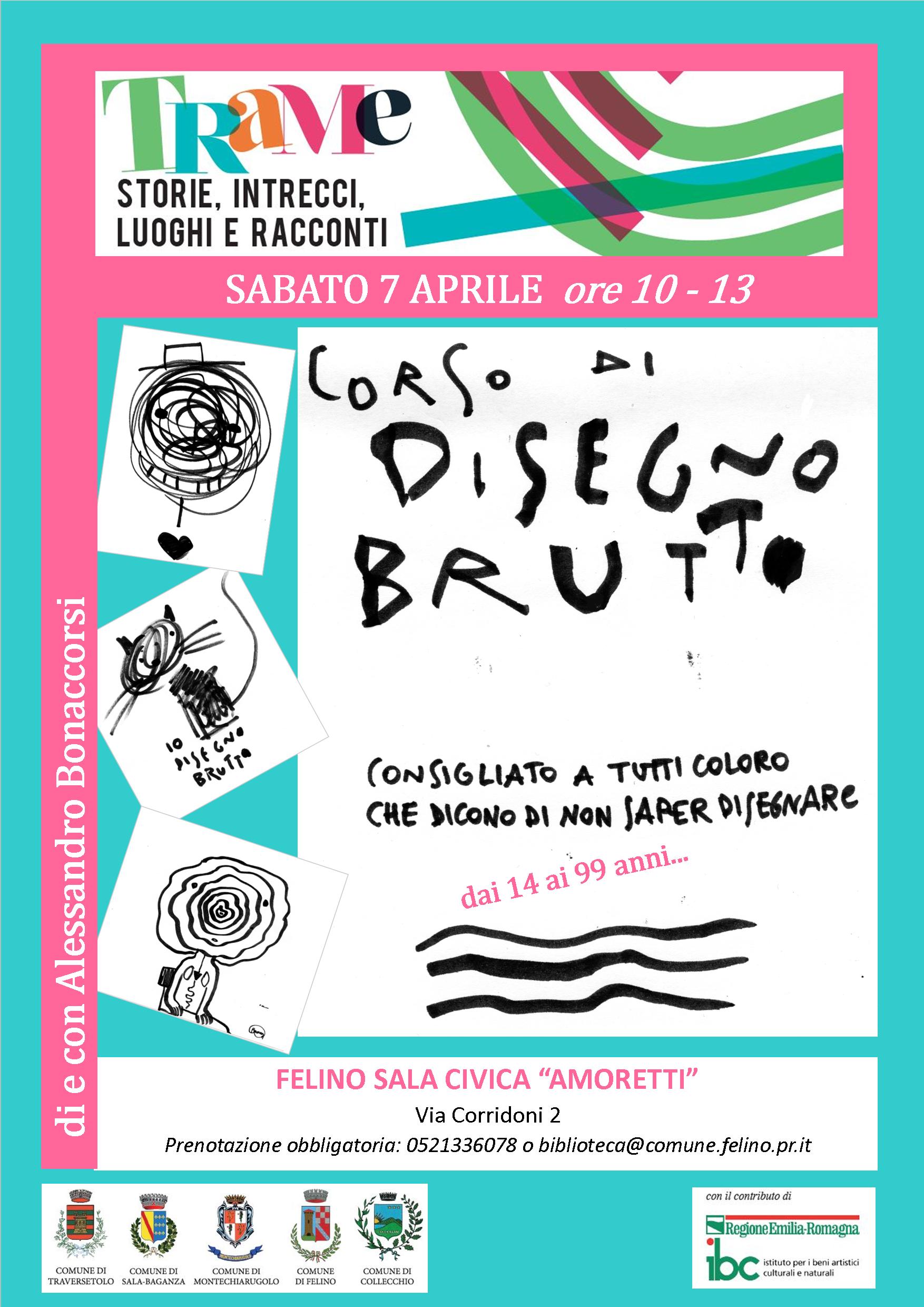 Trame: A Felino il corso di 'Disegno brutto'> Trame: A Felino il corso di 'Disegno brutto'