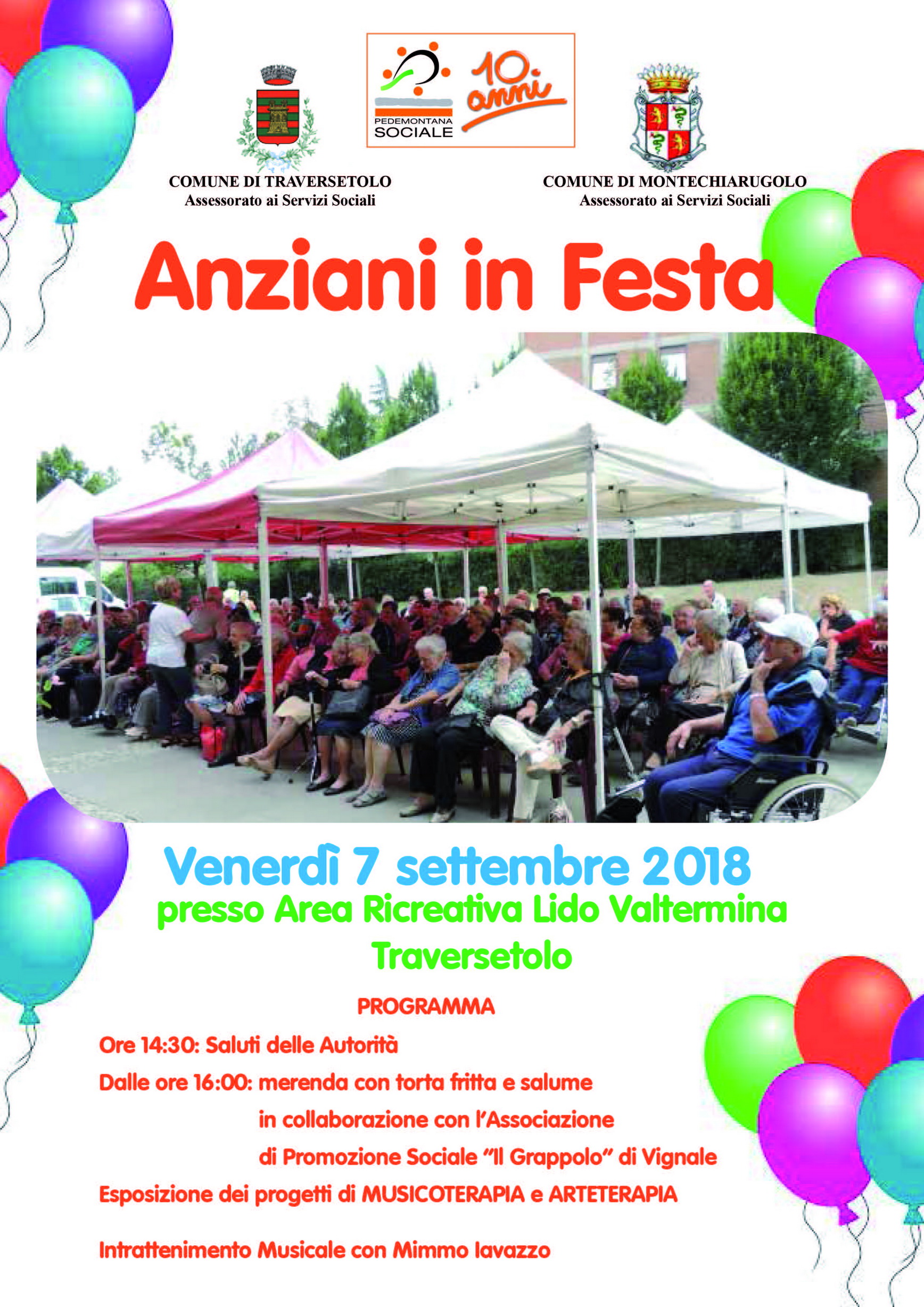 'Anziani in Festa', primo avento a Traversetolo