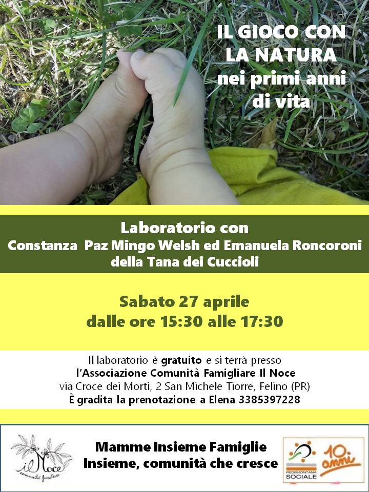 “Il gioco con la natura nei primi anni di vita”> “Il gioco con la natura nei primi anni di vita”