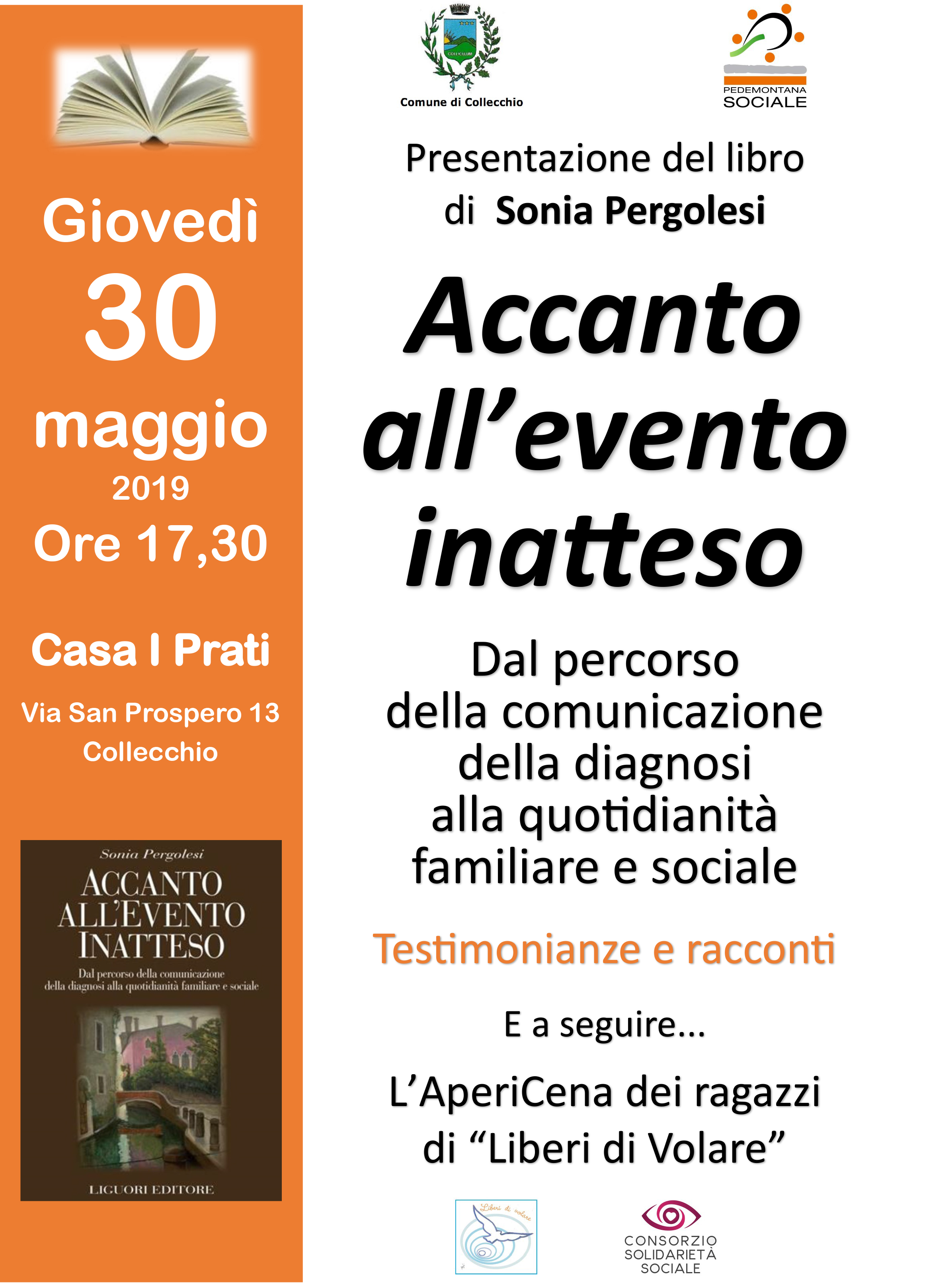 Accanto all'evento inatteso il libro di Sonia Pergolesi