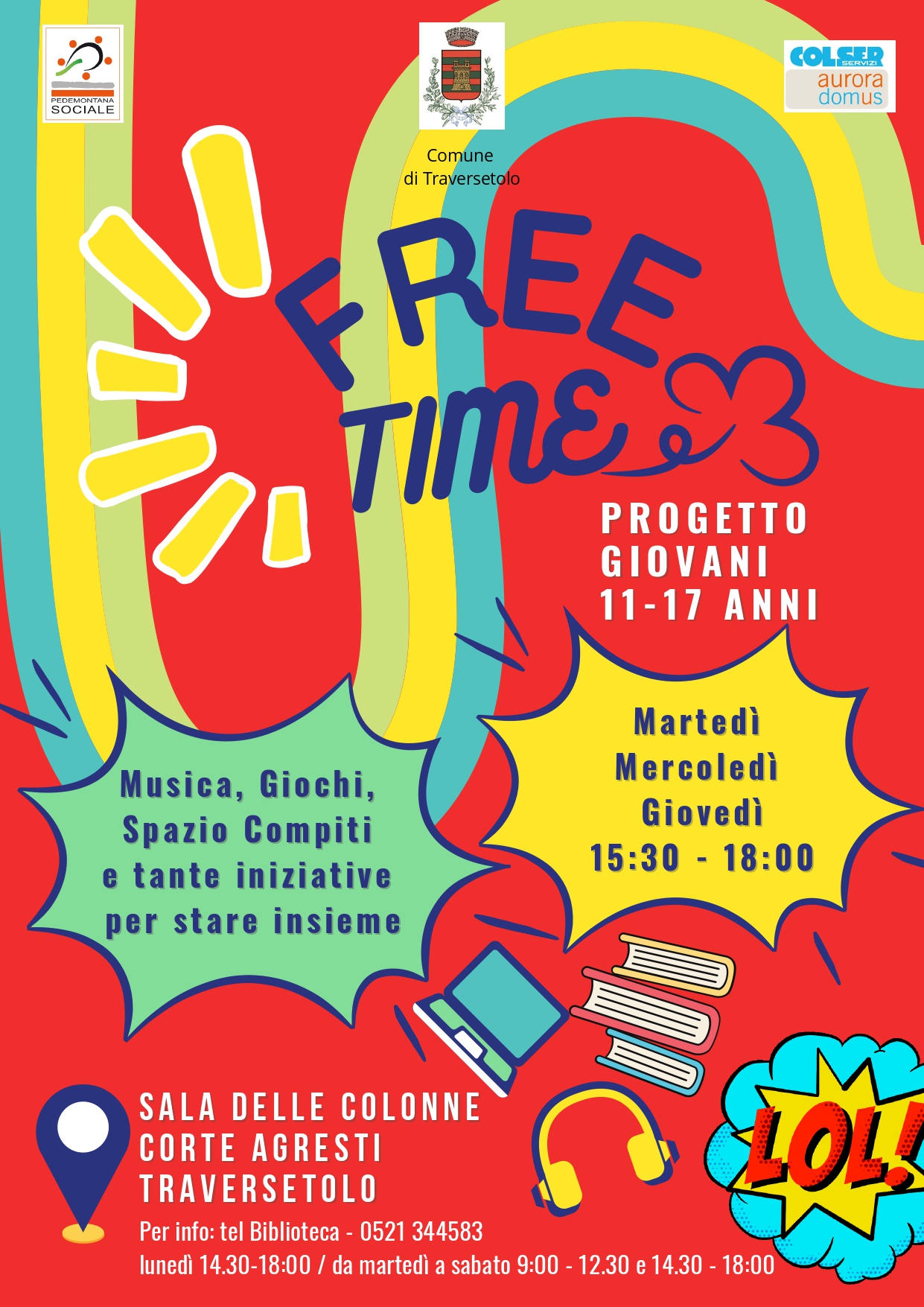 Inaugurazione 'Free Time', il Centro giovani di Traversetolo> Inaugurazione 'Free Time', il Centro giovani di Traversetolo