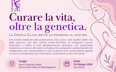 Sala Baganza: "Curare la vita, oltre la genetica"