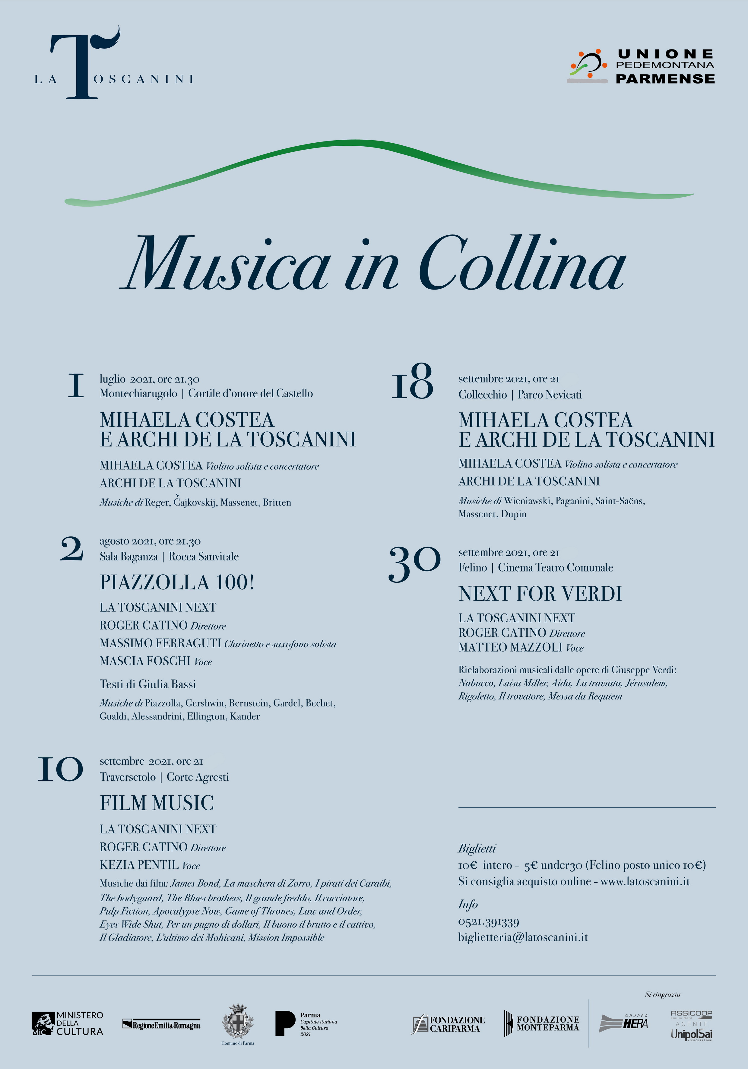 Musica in Collina - Locandina