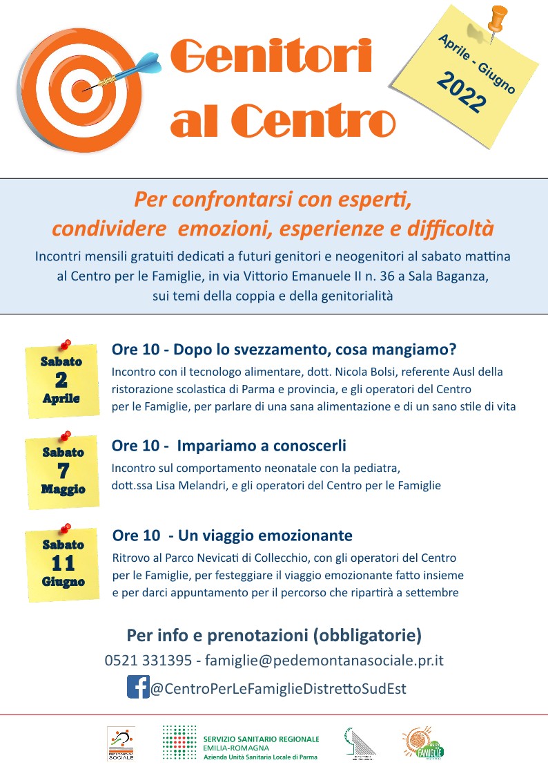 Genitori al Centro - Volantino