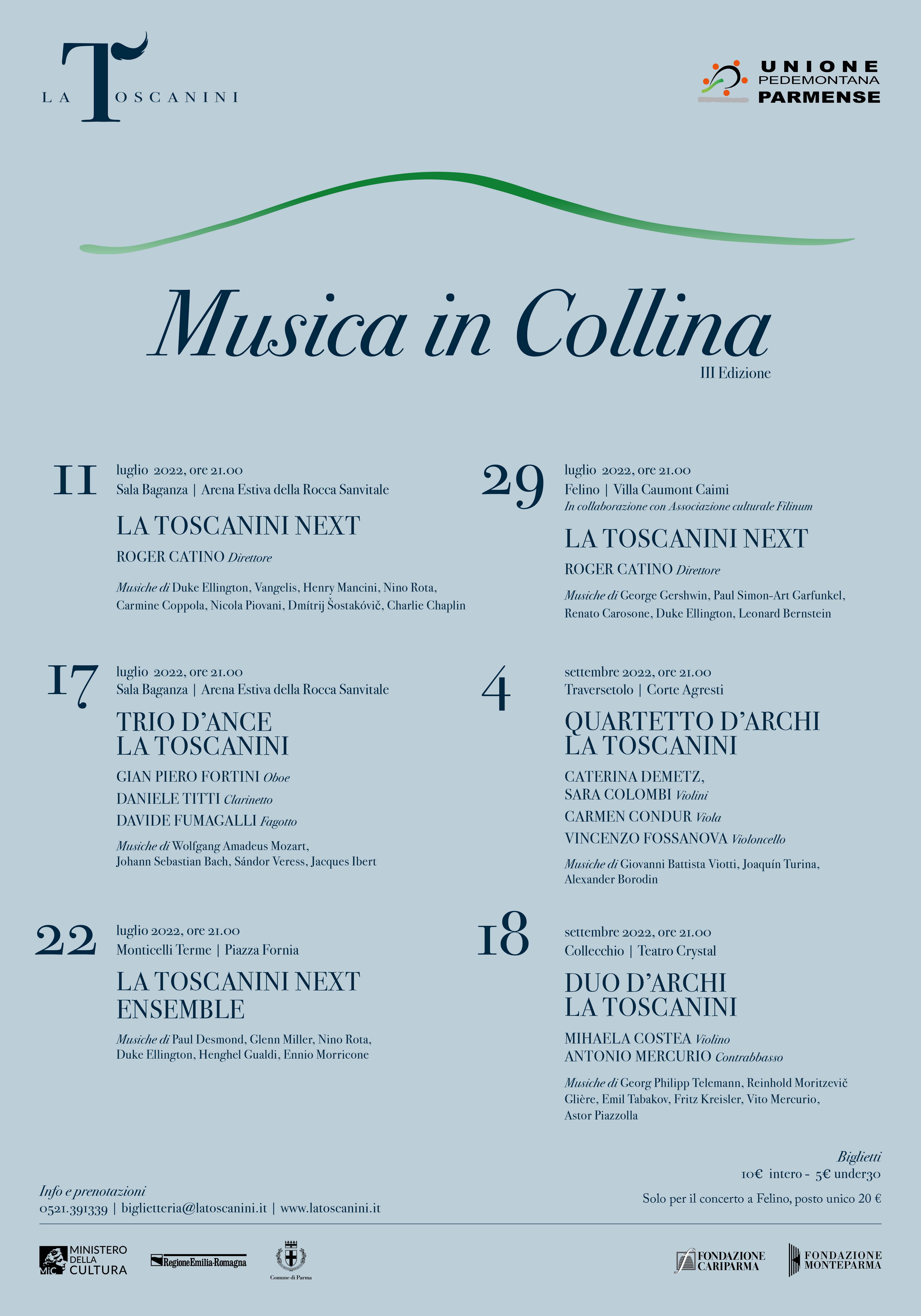 Musica in Collina 2022