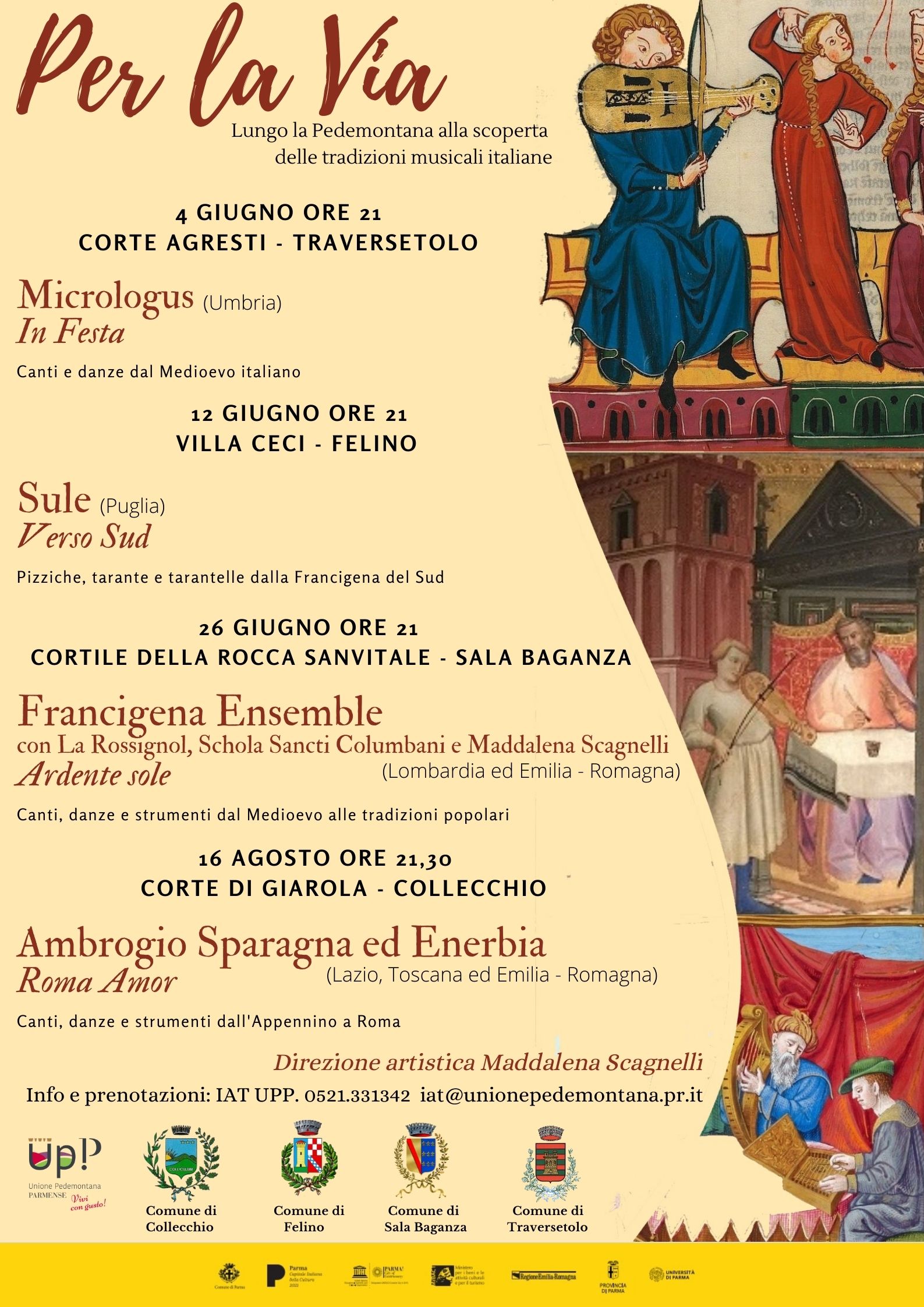 Per la Via: il Festival alla scoperta delle tradizioni musicali italiane